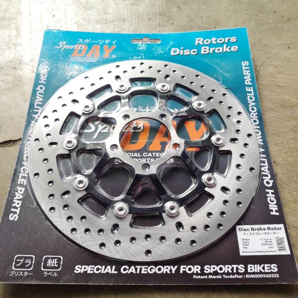 SYM 320MM จานดิสเบรคหน้า evo รุ่นโดย sport day evo SYM 320MM pnp supra gl mp disc