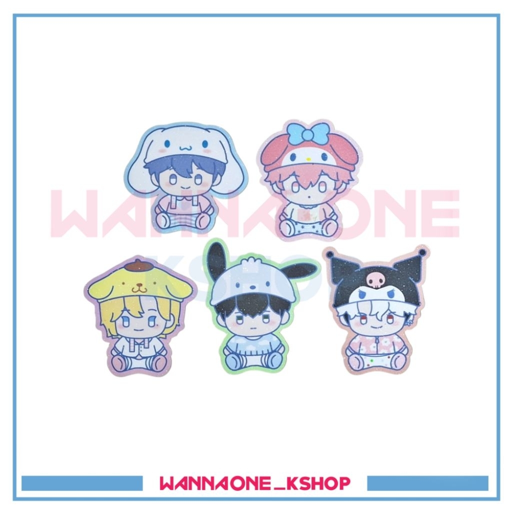 GLITTER STICKER Plave hamiin noah eunho bumby yejun