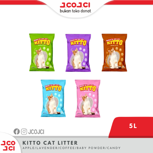 BENTONITE KITTO ทรายแมว 5 ลิตร // ทรายแมว