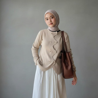 CILILY - Ellona Long Sleeve top Blouse Atasan Wanita Lengan Panjang Baju Atasan Wanita Terbaru
