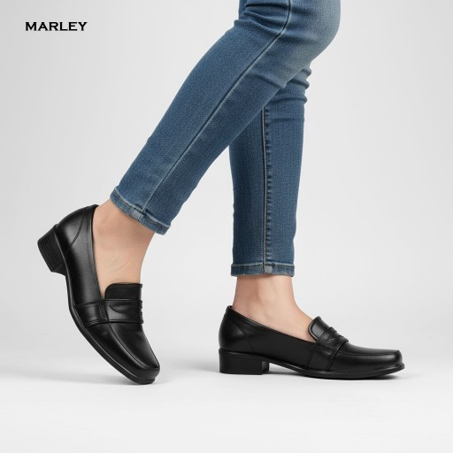 Marley Eirin 01 - รองเท้าโลฟเฟอร์ Paskibra สําหรับผู้หญิง รองเท้าแฟชั่นอย่างเป็นทางการสําหรับทํางาน 