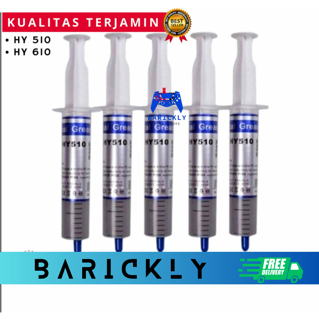 วางความร้อนขนาดใหญ่ฉีดวางฉีด HY510 วาง HY 610 GOLD วาง ps3 ps4 ความร้อนจาระบีโปรเซสเซอร์ cooling วาง