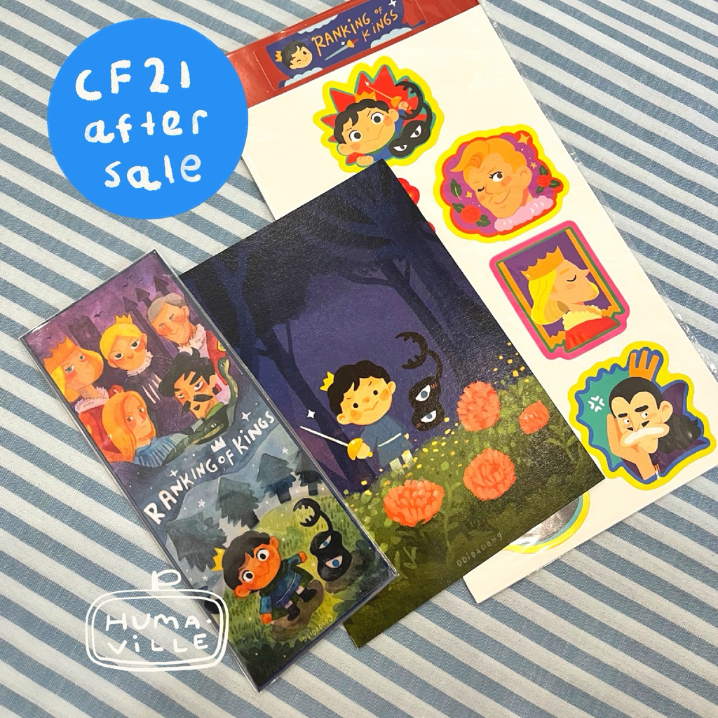 CF 21 อันดับ Kings Merchandise Bojji สติ๊กเกอร์