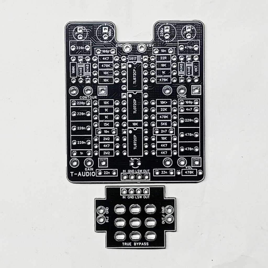 T-Audio PCBFX-373 จาก Marshall JCM900 Overdrive Pedal กีตาร์ Stompbox PCB DIY 1590B