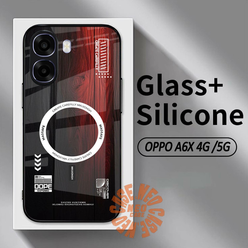 SoftCase Glass Glossy OPPO A6X 4G 5G Casing Hp OPPO A6X 4G 5G - N211