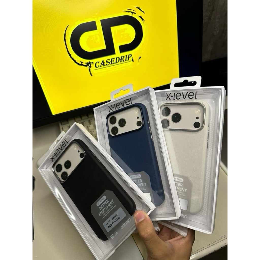 Case X Level Leather Cases 17 Pro Max, 17 pro, 17 basic
