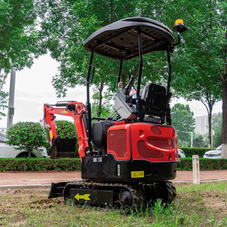 Mini Excavator 1 Ton Bensin Track Alat Berat Penggali Tanah Kebun Proyek Kecil Mesin Gali Tanah Mini Digger