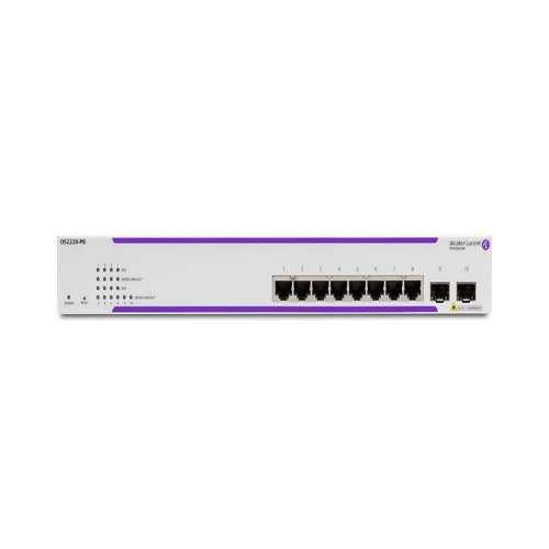 Alcatel Lucent OmniSwitch OS2220-8-EU Cord 2220 8-Port Gigabit Ethernet WebSmart Switch Non POE รับป