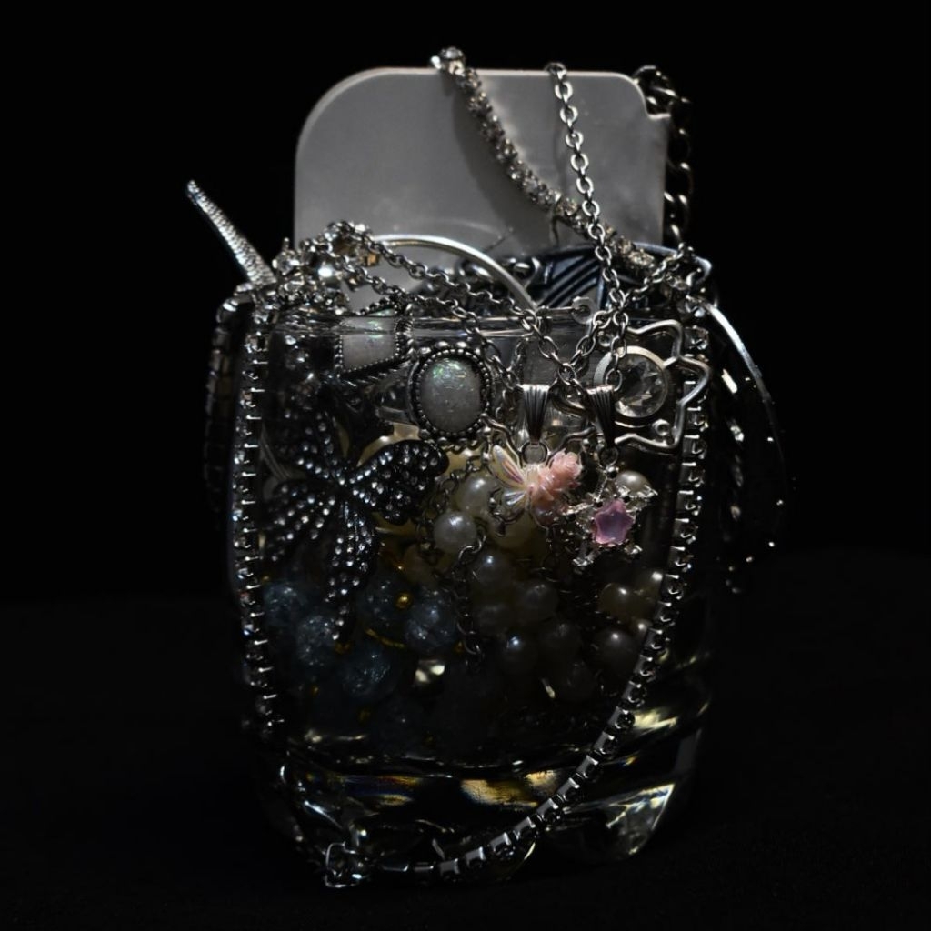 [จํากัด] MYSTERY JEWELRY JAR | หัวใจที่มืด | BUTTERFLY และ FAIRY BLACK THEME | เครื่องประดับนางฟ้าสีเข้ม | เครื่องประดับ UNIQUE