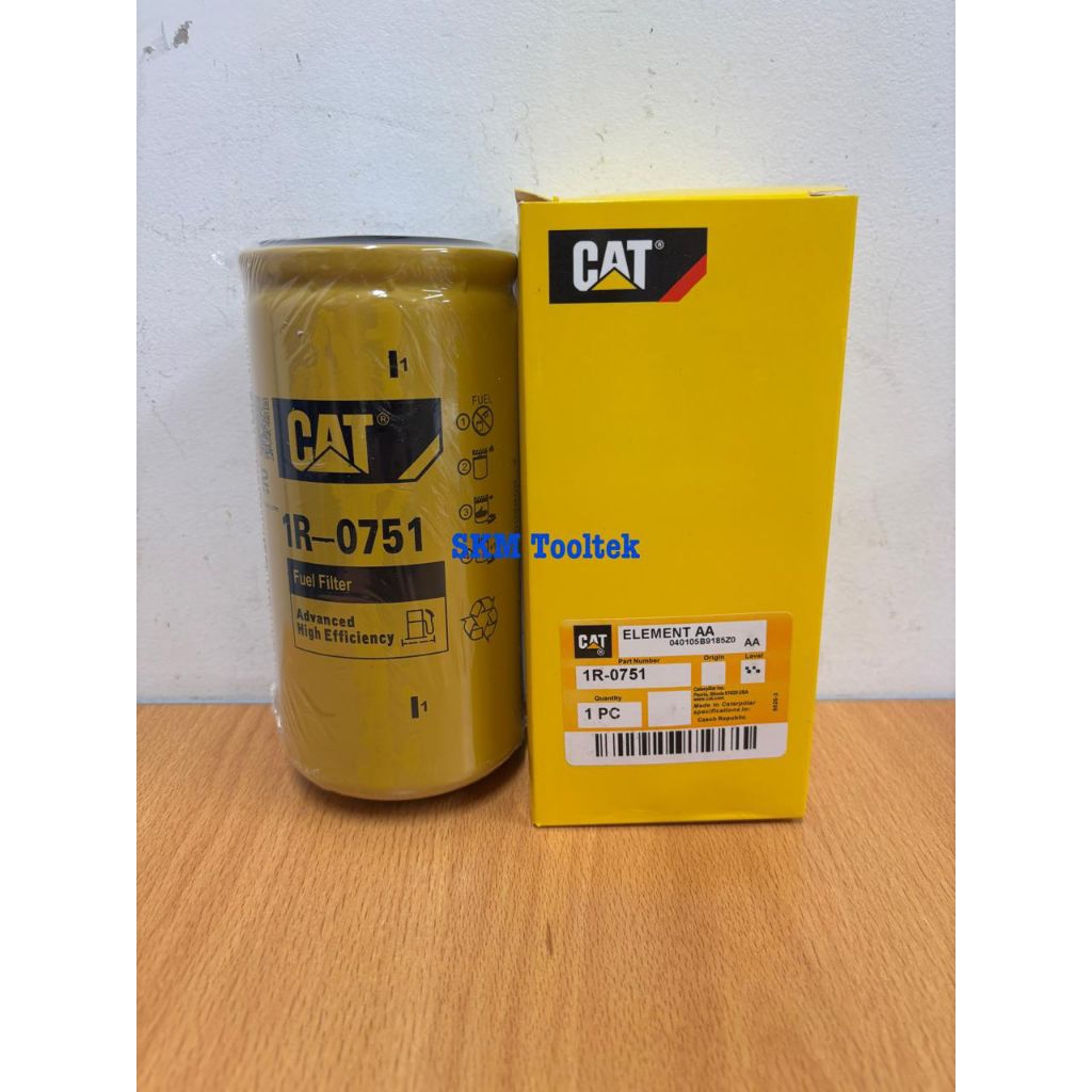 Caterpillar 1R-0751 กรองน้ํามันเชื้อเพลิง / กรองดีเซล Caterpillar 1R-0751 / องค์ประกอบสี 1R-0751