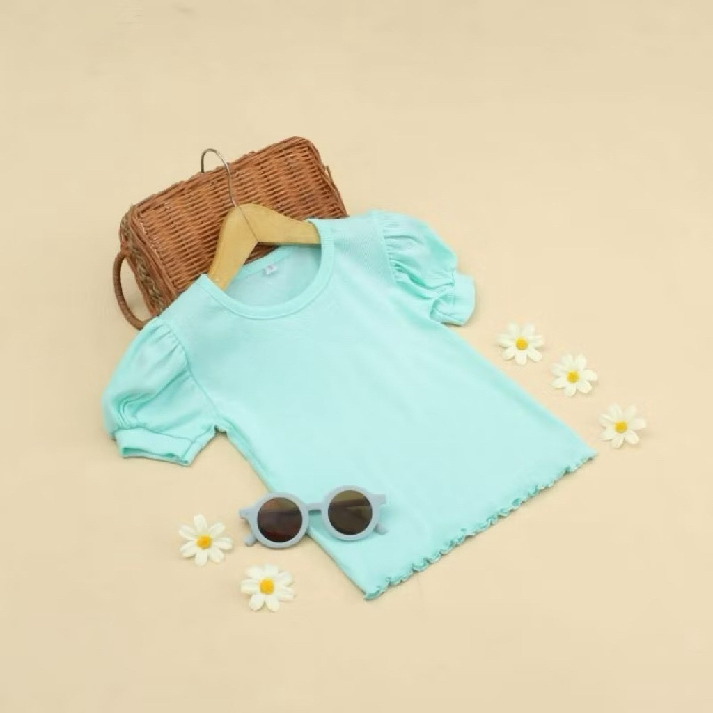 สต็อกเสื้อผ้า 2-5 ปี JENNY RIB TOP GIRLS