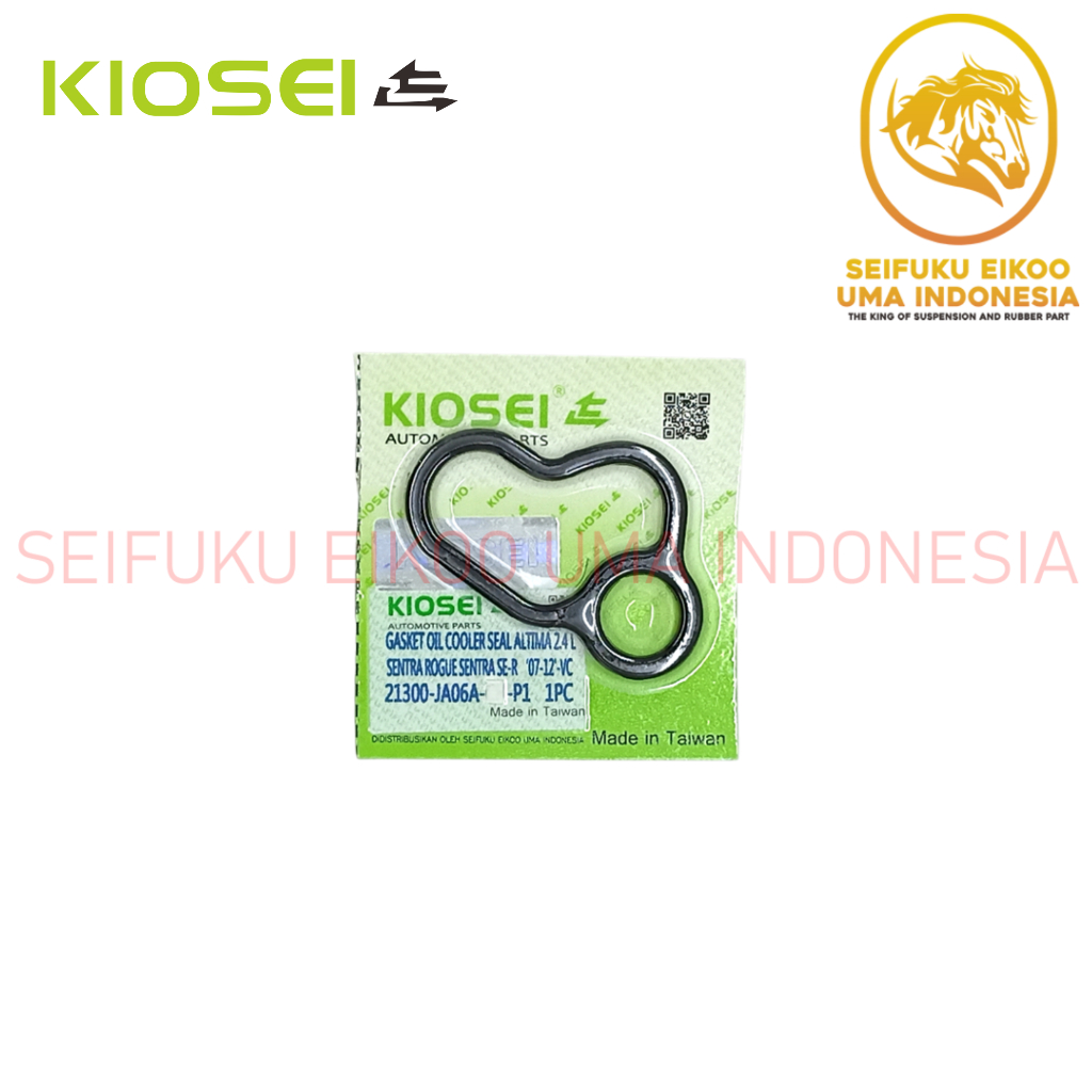 NISSAN X-TRAIL OIL COOLER GASKET SEAL (T31) - VACUUM - "MADE IN TAIWAN" "KIOSEI" 21300-JA06A-K