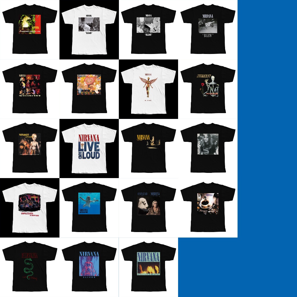 เสื้อยืด Nirvana - ขายเสื้อยืด NIRVANA BAND ROCK - (CUSTOMIZED)
