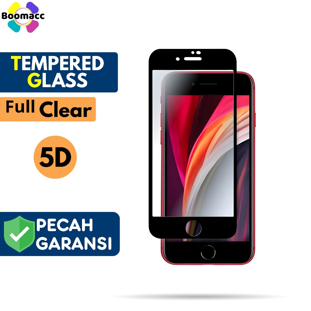 LAYARกระจกนิรภัยFull Iphone SE 2 SE2 2020 Screenguard Anti-scratch Glassป้องกันหน้าจอ