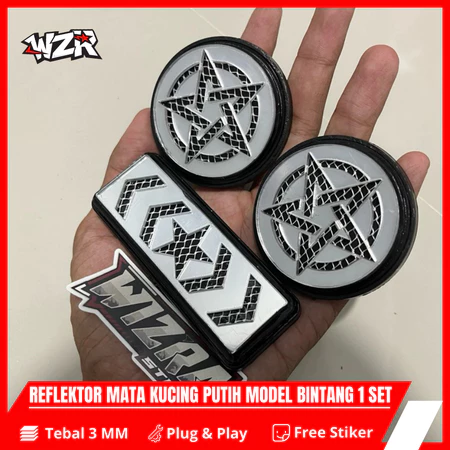 MATA White cat eye reflector star รุ่น 1 ชุด สําหรับ new nmax/nmax new Xmax new Nmax Turbo