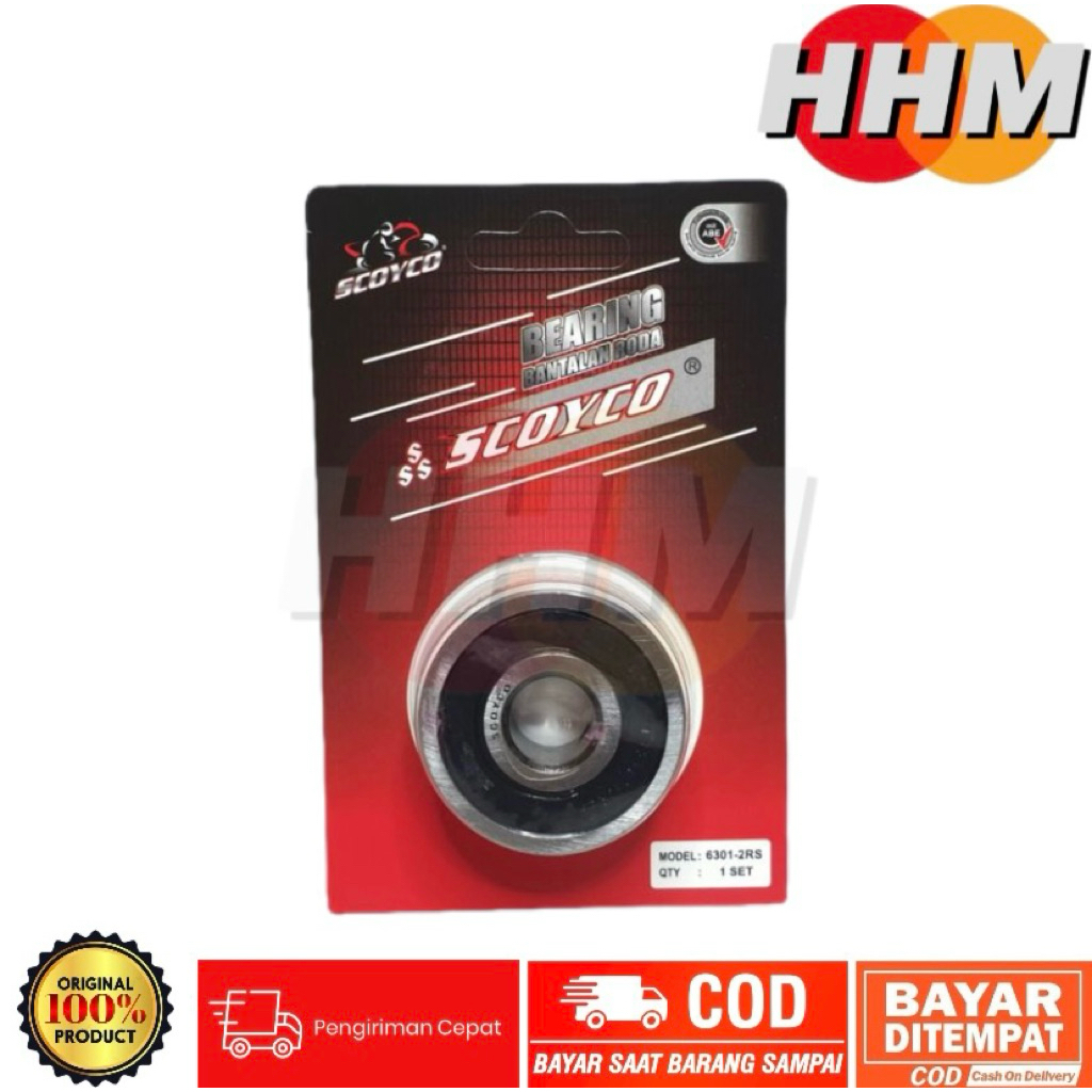 แบริ่ง SCOYCO 6201-2RS