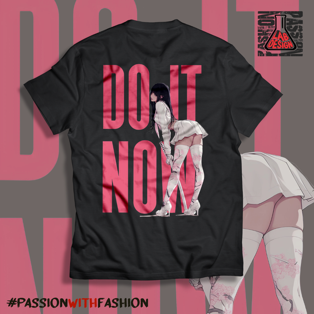 เสื้อยืด Labd - do it now I เสื้อยืดอนิเมะ I เสื้อยืดผู้ใหญ่ I distro เสื้อยืด I เสื้อยืดพรีเมี่ยม I