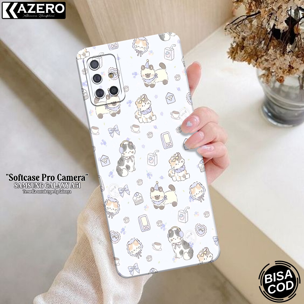 เคส HP Samsung Galaxy A51 - เคสการ์ตูนแฟชั่น Kazero - เคส Samsung Galaxy A51 - ตัวป้องกันโทรศัพท์ - 