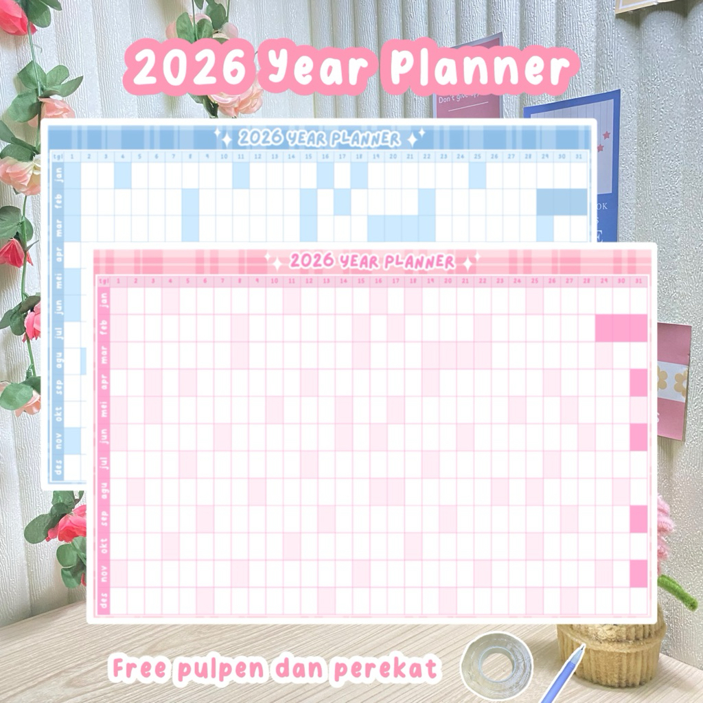 แพลนเนอร์ 2026 ปี AESTTHETIC