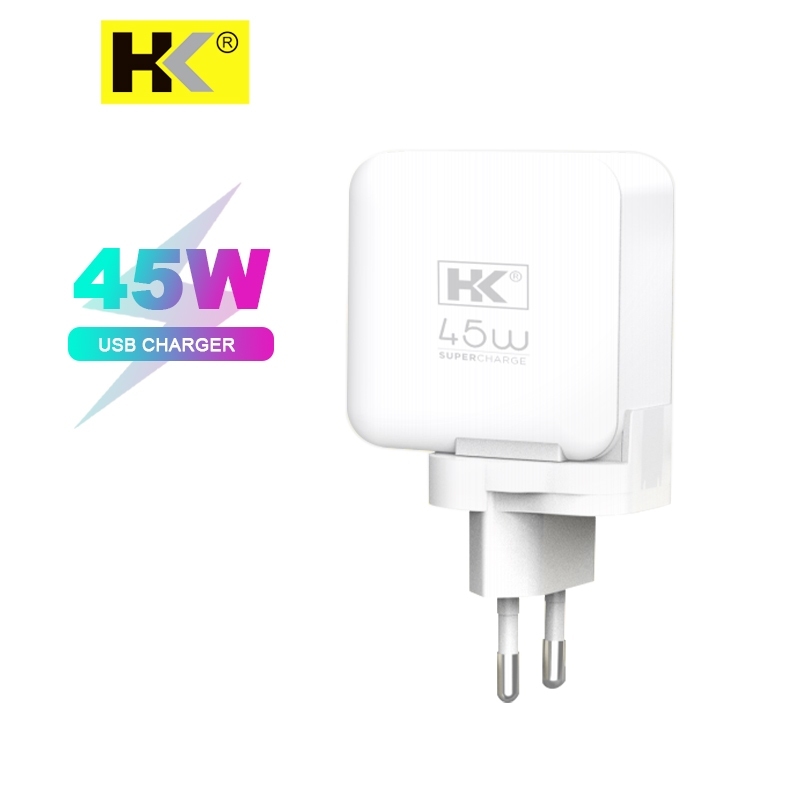 Original HK D035 45W Dual Port PD & USB-A Fast Charging Charger รองรับ AFC SCP PPS