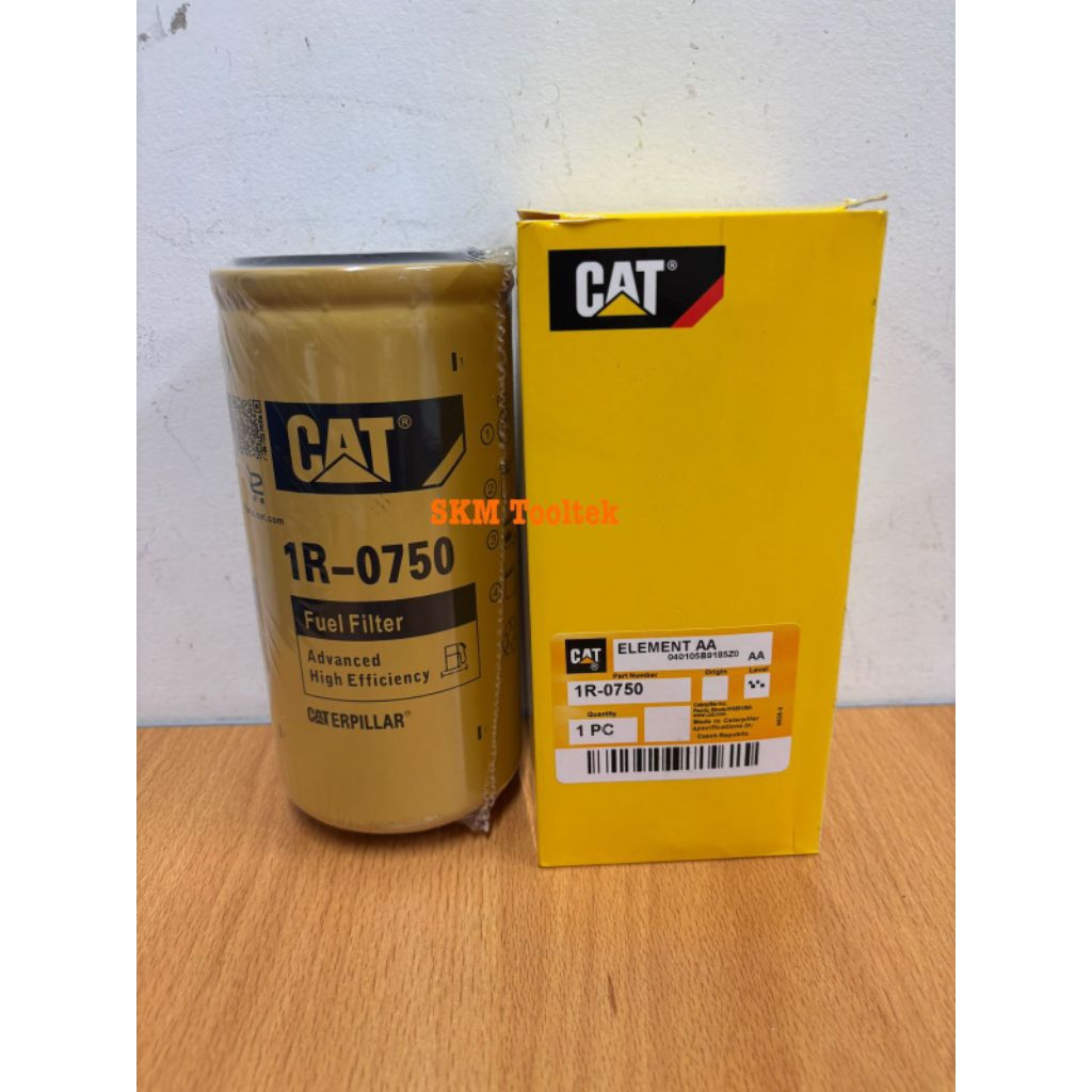 Caterpillar 1R-0750 กรองน้ํามันเชื้อเพลิง / กรองดีเซล Caterpillar 1R-0751 / องค์ประกอบสี 1R-0750