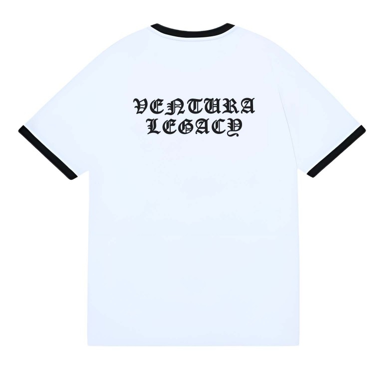 VENTURA LEGACY - RINGER T SHIRT MENS เสื้อยืดผู้หญิง - DANZO