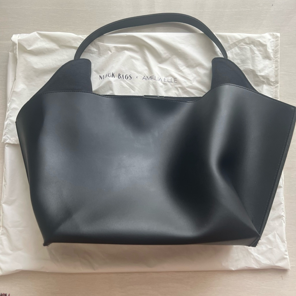 PL Nubuk Bags x Amelia Elle Irish Bag สีดํา (NO TALPAN)