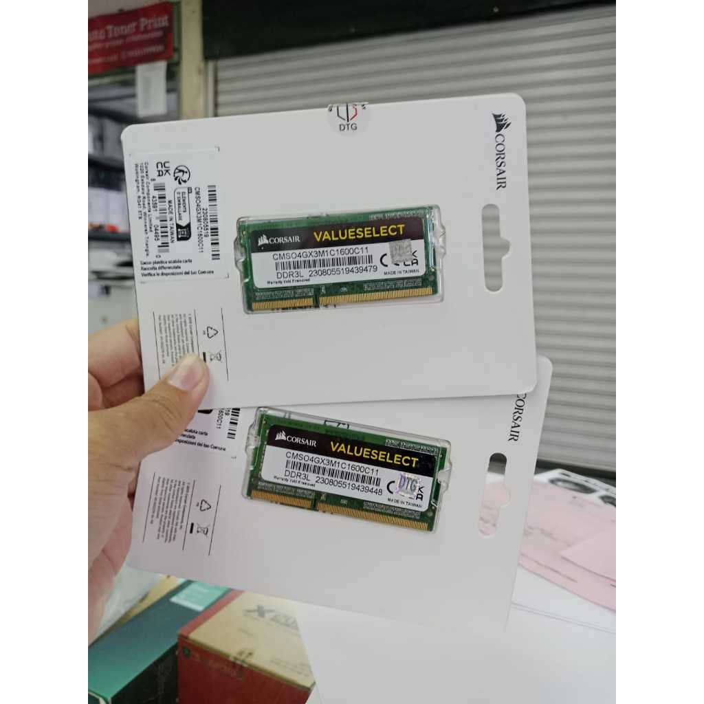 RAM DDR3 4GB CORSAIR VALUESELECT PC 1600