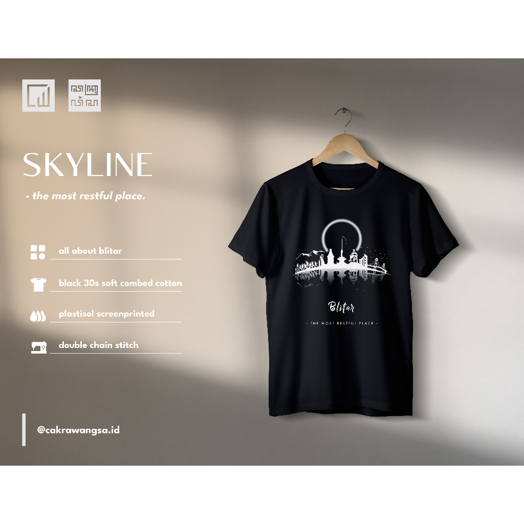 เสื้อยืด CAKRAWANGSA SOUVENIR - SKYLINE