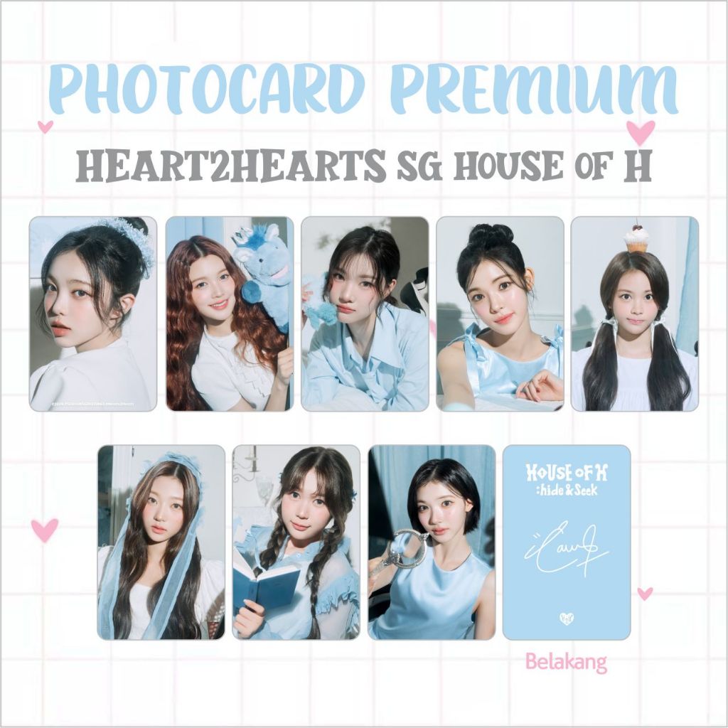 PHOTOCARD PC PREMIUM HEARTS2HEARTS H2H HATUHA THE CHASE STYLE