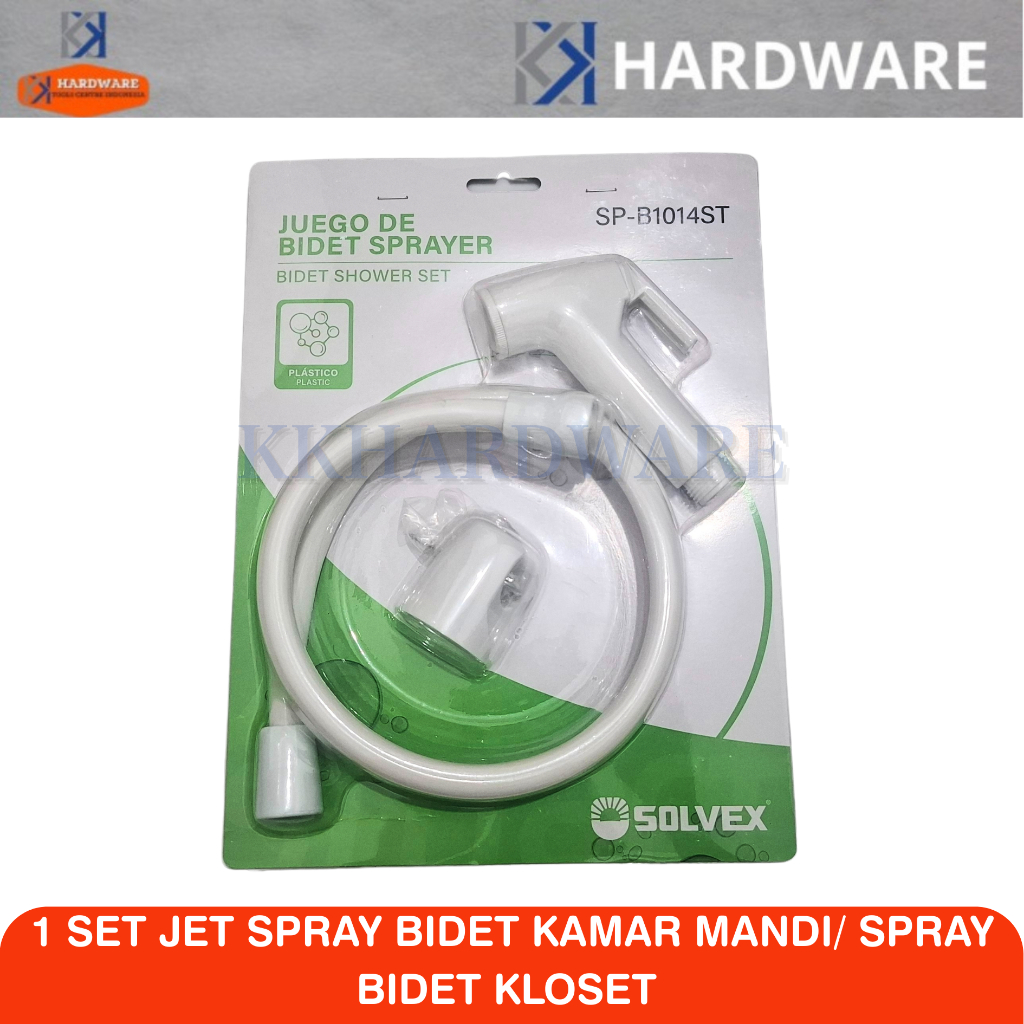 Jet Spray Bidet Set สายฝักบัว ห้องน้ํา สเปรย์ Bidet SOLVELX
