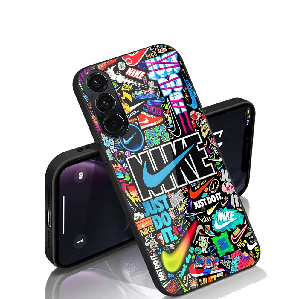 [M01] Samsung A56 Glass Glitter Softcase - เคส Samsung A56 Glossy - เคสกระจก Samsung A56