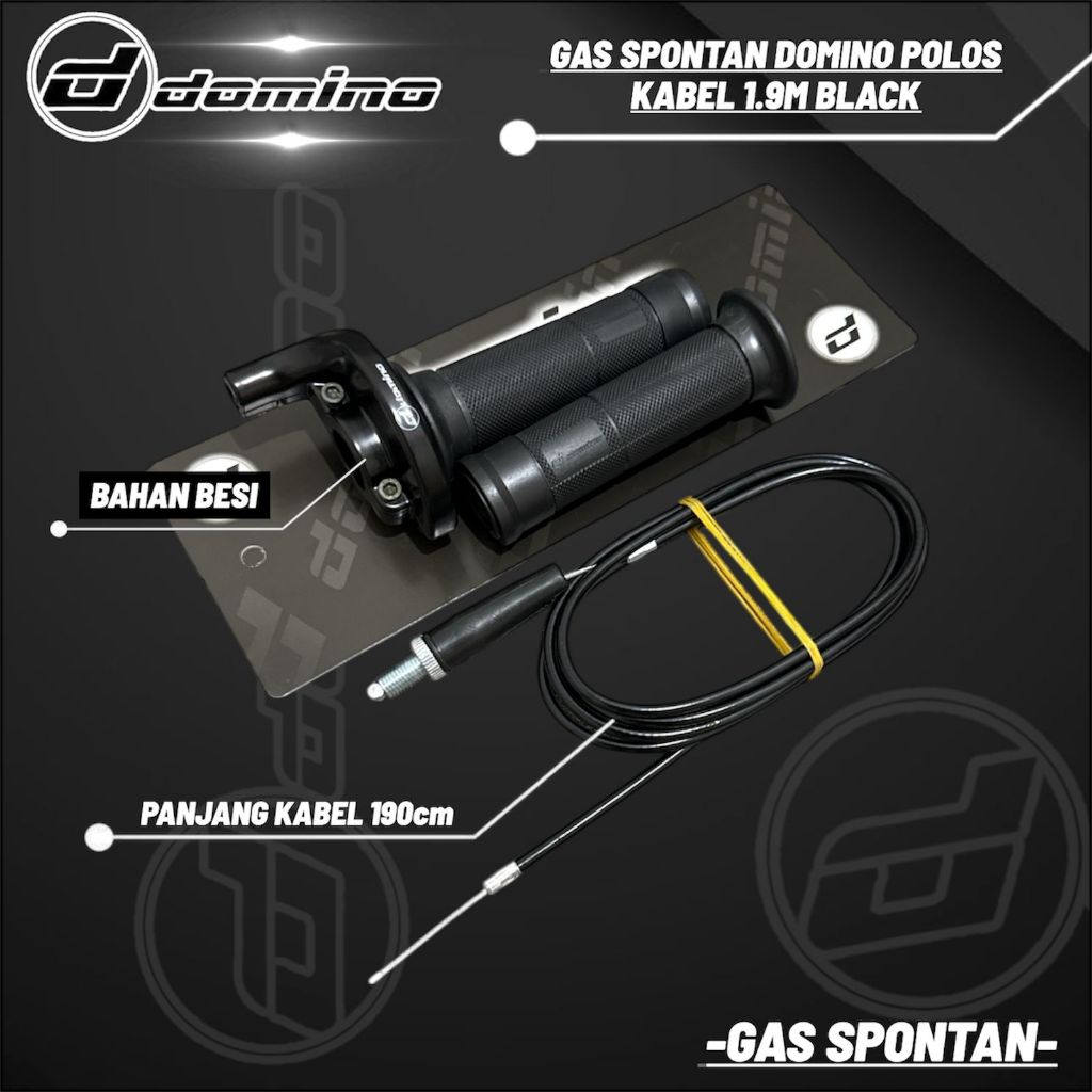 DOMINO SPONTAN GAS SHEATH 1 DOMINO ACTIVE GAS CABLE UNIVERSAL NMAX PCX NINJA VIXION BEAT VARIO ADV J