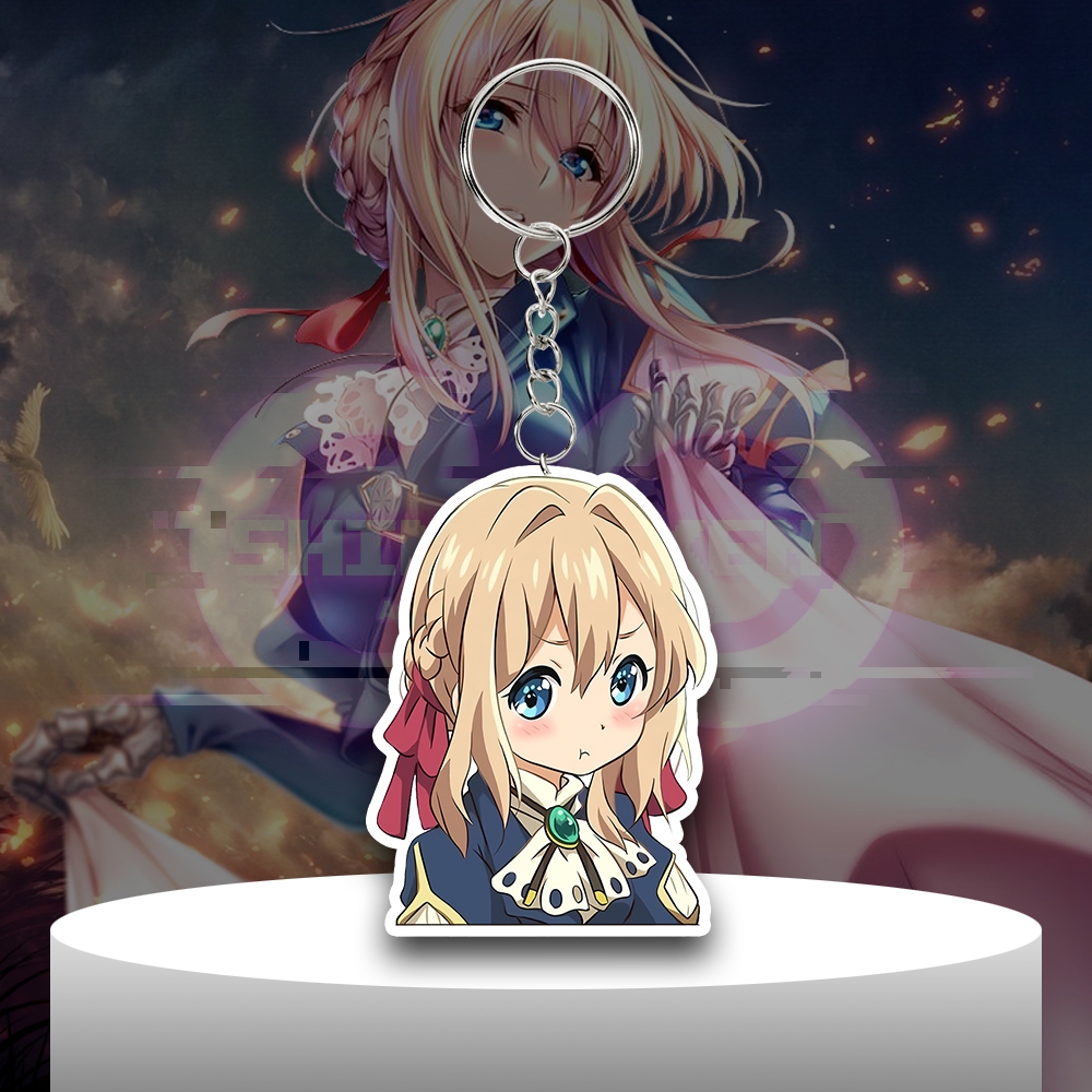 พวงกุญแจอนิเมะ GANTUNGAN Violet Evergarden - พวงกุญแจอะคริลิค