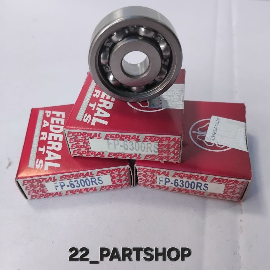 MESIN FEDERAL Wheel Bearing 6300Z Engine Bearing/ Transmission Front Wheel Bearing Mio/Jupiter/Vega 