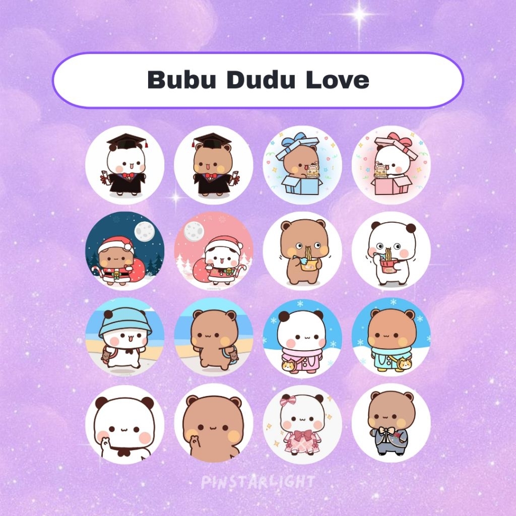 [Bubu Dudu] หมุดนิรภัย Bubu Dudu น่ารักเคลือบเงา