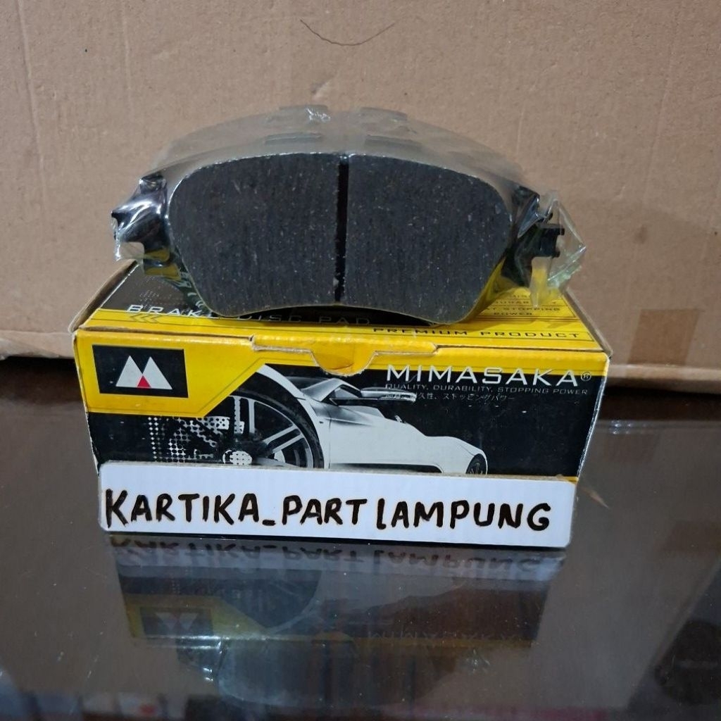 ผ้าเบรคหน้าสําหรับ Toyota All New Vios Type E 2013-ON/All New Taxi Limo/All New Yaris 2013-ON (1 ชุด