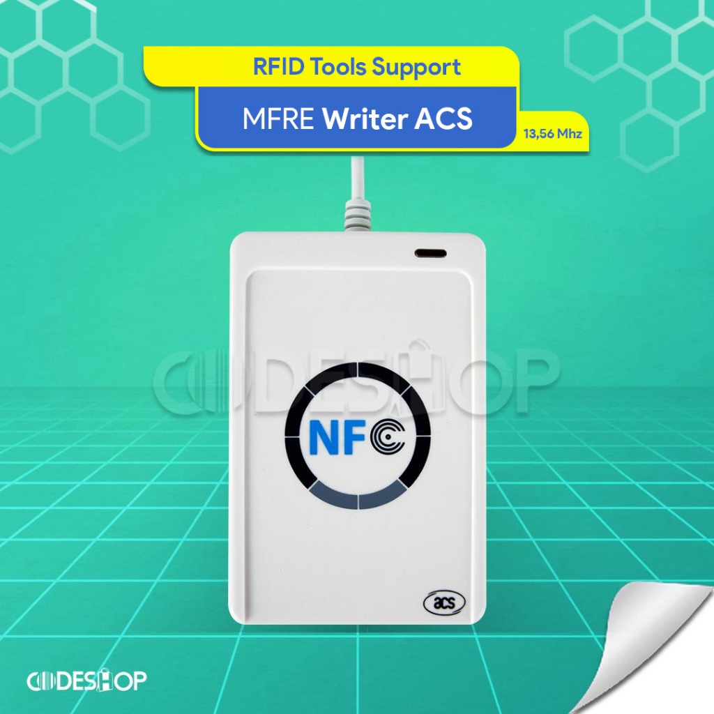 RFID Reader + Writer ACS ACR122U Mfre Card 13.56 MHz NFC ACR122U-A9