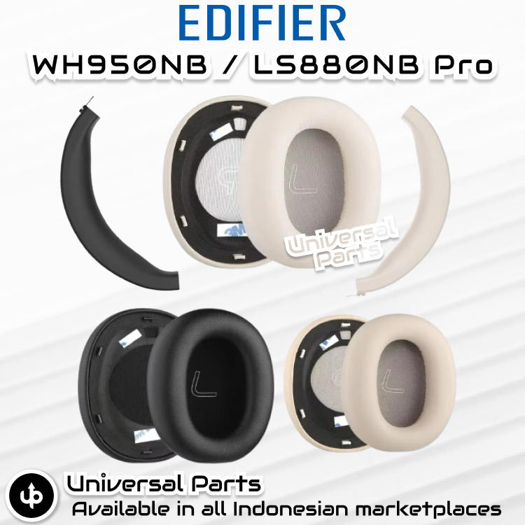 แผ่นรองหูฟังโฟม Edifier WH950NB / LS880NB Pro Earcup Pad Cup Cushion ฟองน้ําโฟมทดแทน