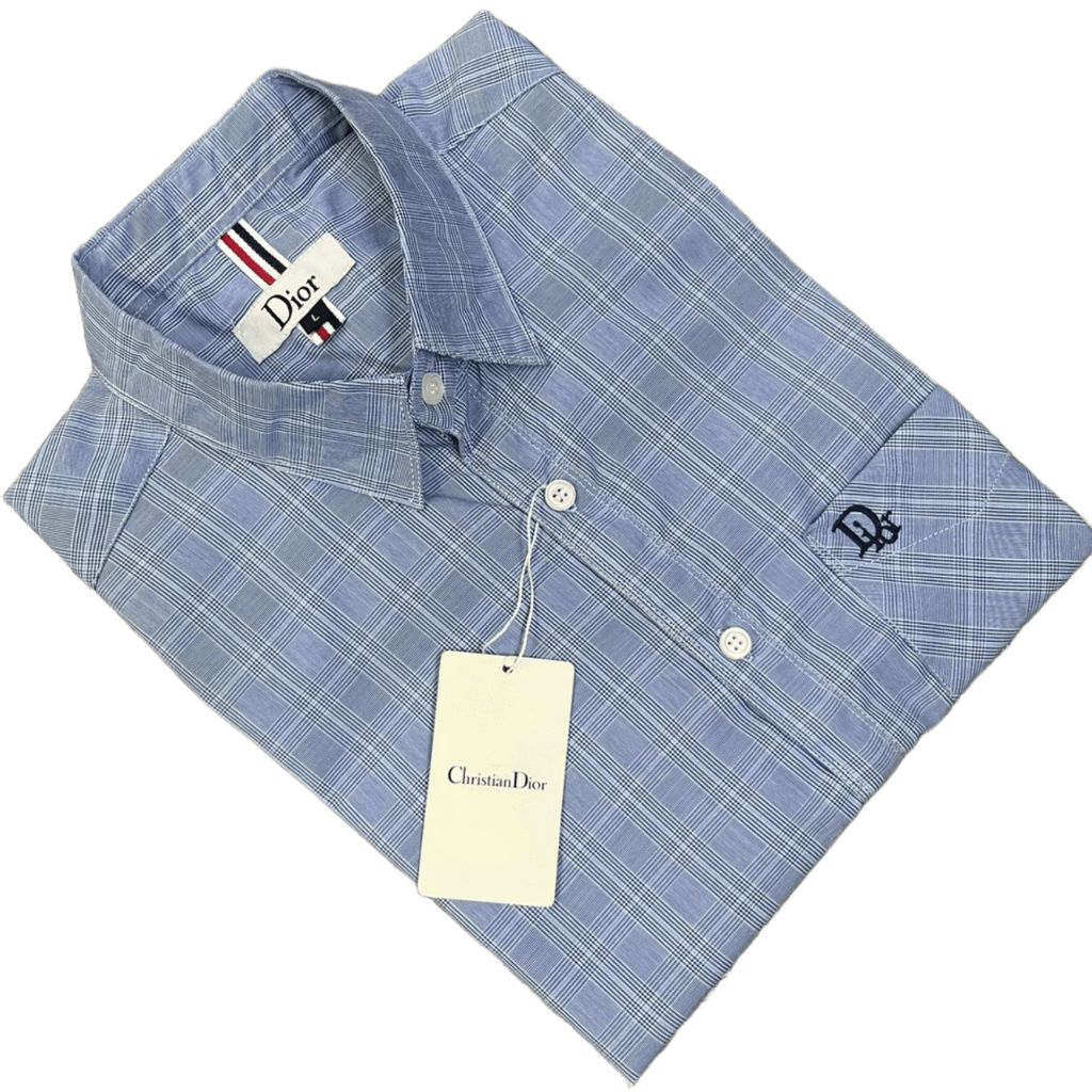 KEMEJA เสื้อเชิ้ตแขนสั้นสําหรับผู้ชาย Cotton Yandex รุ่น Slim Fit