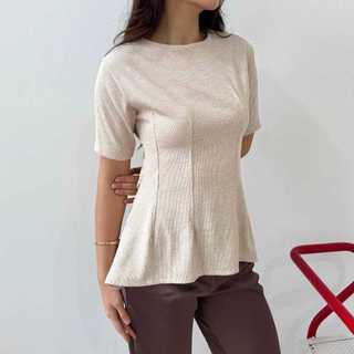 Atasan Wanita Rose top Lengan Pendek - Nyaman, Elastis, dan Stylish baju atasan knit premium atasan wanita dewasa