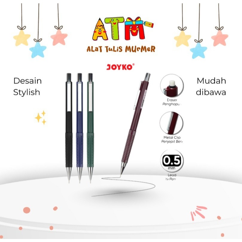 0.5MM MECHANICAL PENCIL/JOYKO MECHANICAL PENCIL MP-58