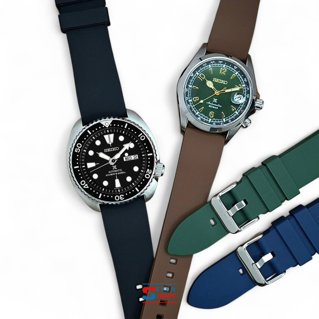 เกรดพรีเมี่ยมยาง DIVER QUICK RELEASE WATCH STRAP 18mm 20mm 22mm