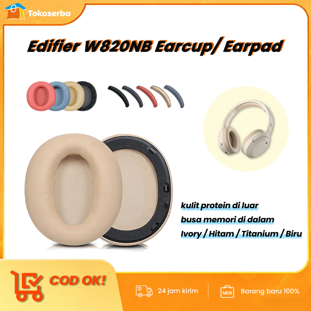 Ear Pad Earpad Headphone Edifier W820Nb Anti-Noise สวมใส่สบายยาวนานในสีต่างๆ