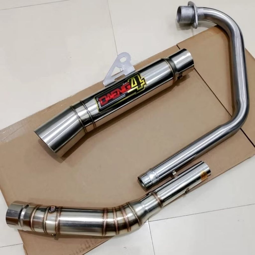 เปิดท่อ DAENG SAI4 CANISTER SUPER เปิด BIGELBOW ไอเสียสําหรับ tmx125/150 skygo150/175 sonic150 raide