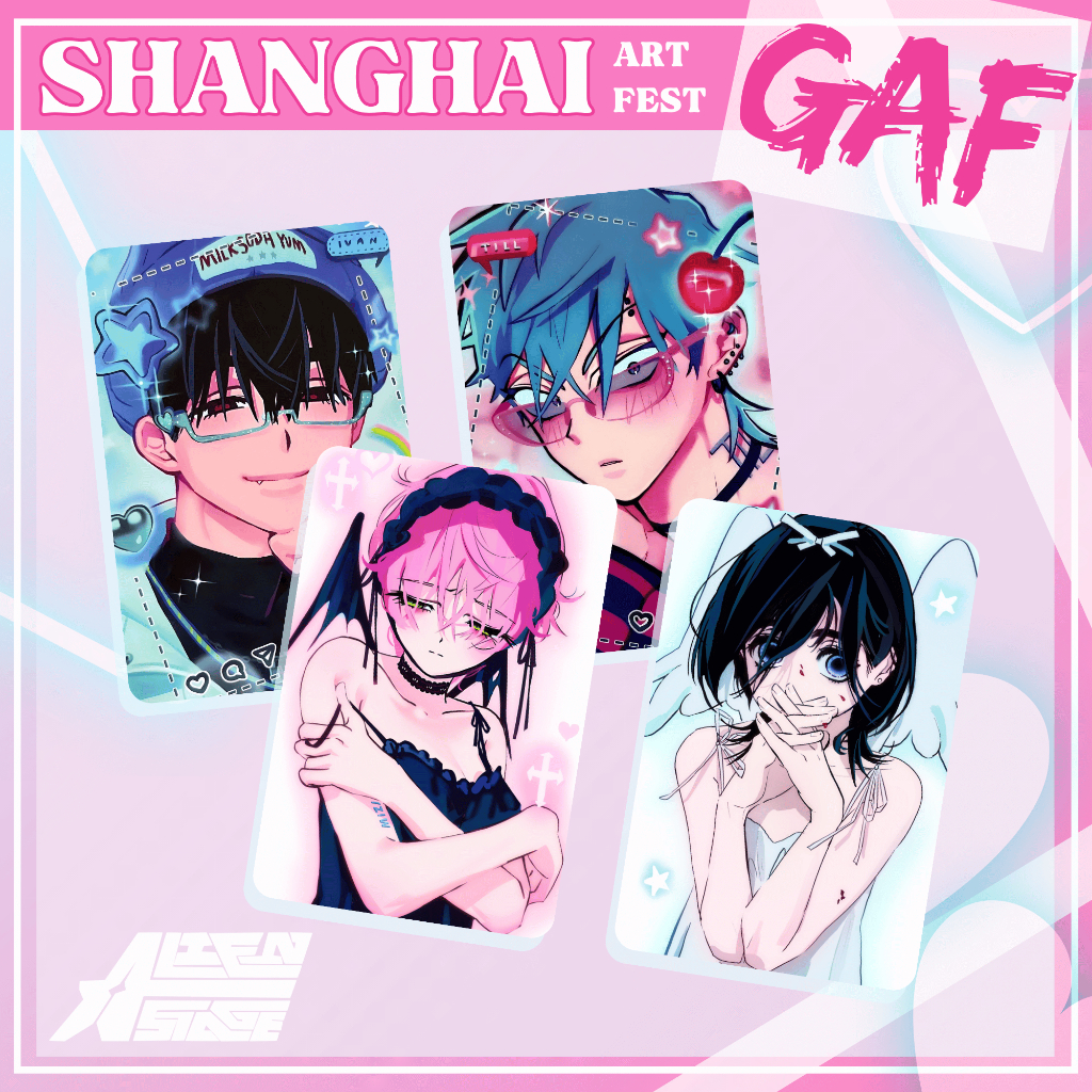เกม • โฟโต้การ์ดเวที ALIEEN | <SHANGHAI GAF ART FEST// VIVIDOS> | LAMINATED/GLOSSY DOUBLE-SIDED