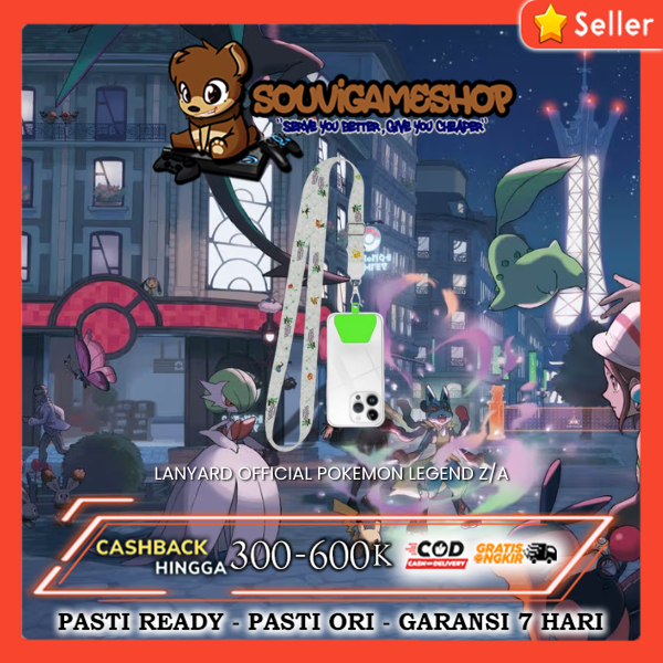 GANTUNGAN อย่างเป็นทางการ Nintendo Switch Pokemon Legends za / pokemon za เชือกเส้นเล็กโทรศัพท์มือถื