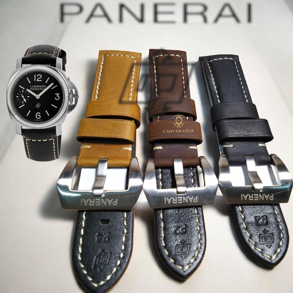 Panerai Luminor สายนาฬิกาหนัง Panerai สายนาฬิกา 22mm-26mm