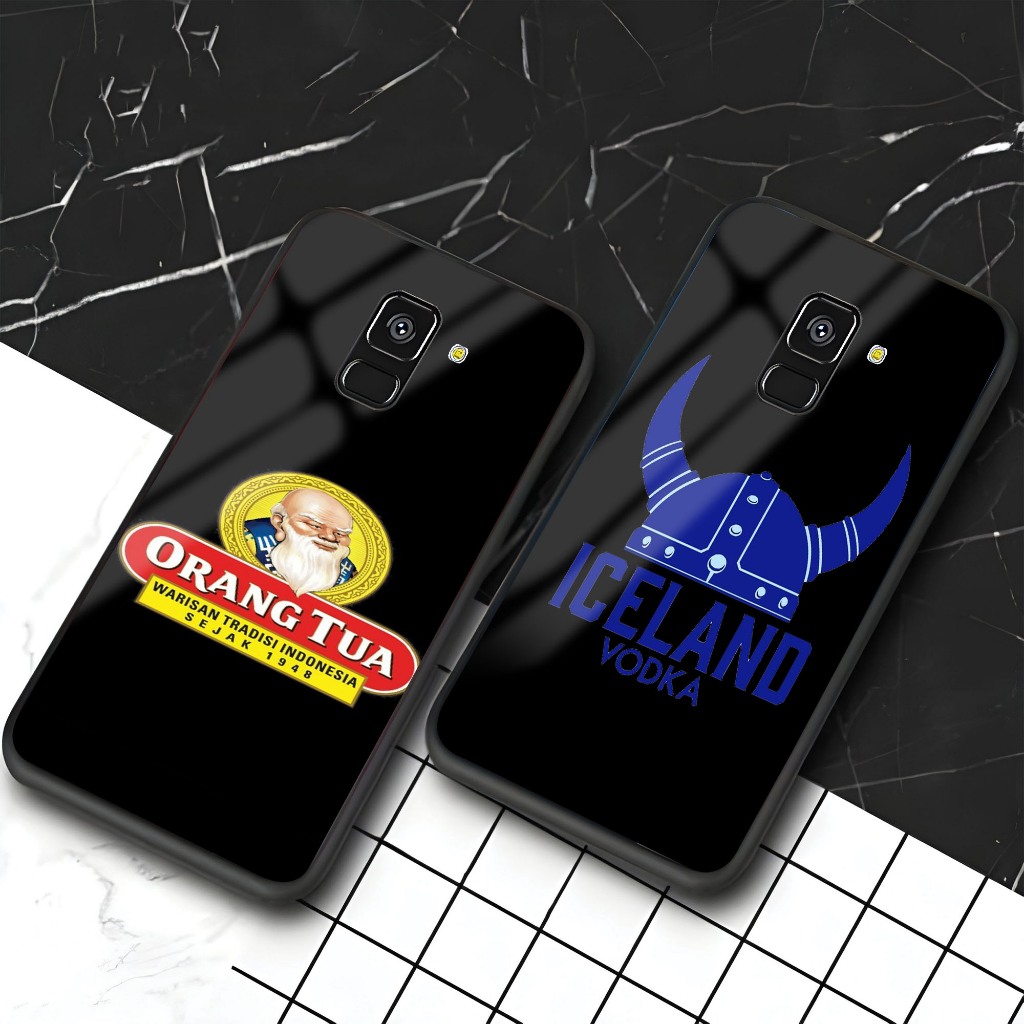 [โมติฟ KK NO. 35]Case Samsung A8 2018 - N1 Case - Samsung A8 2018 - Silicon Hp - Fashion Case - Prot