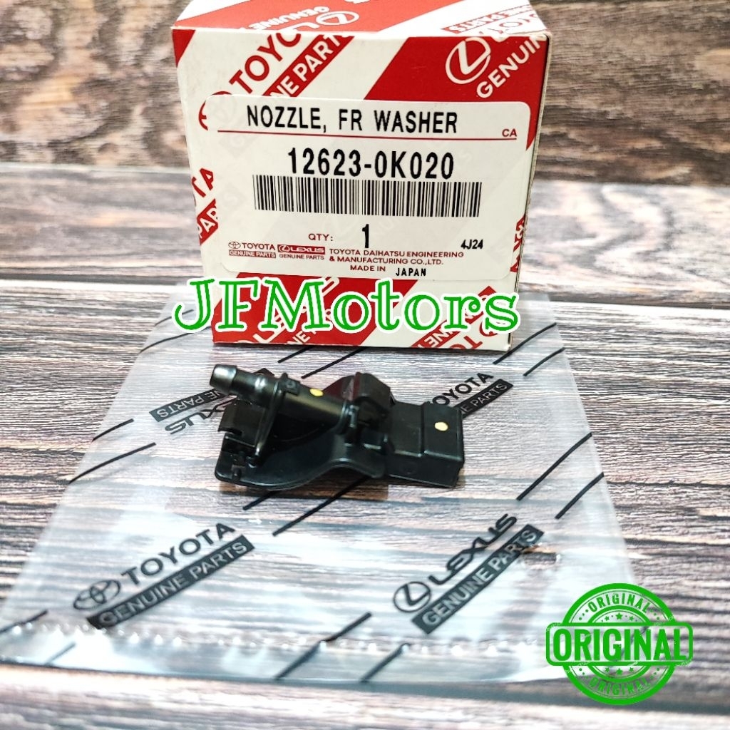 หัวฉีดสเปรย์ที่ปัดน้ําฝนน้ํา Innova Reborn Fortuner Vrz Sienta Yaris New Vios Camry Voxy Noah Hilux Revo Original 12623-0K020